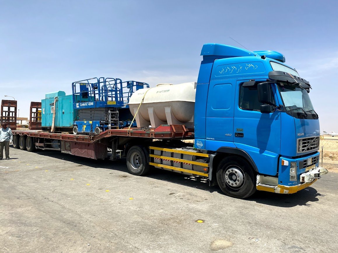 Lowbed Truck Transportation with Discounted Prices from Riyadh to Dammam